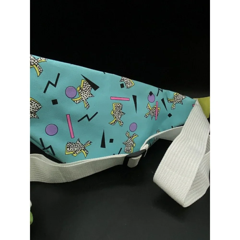 Coacha Dutch Bros Fanny Pack Retro 80’s Style 2017 Waist Bag Aqua Festival - Picture 5 of 9